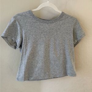 Gray Short Sleeve Women's Tee